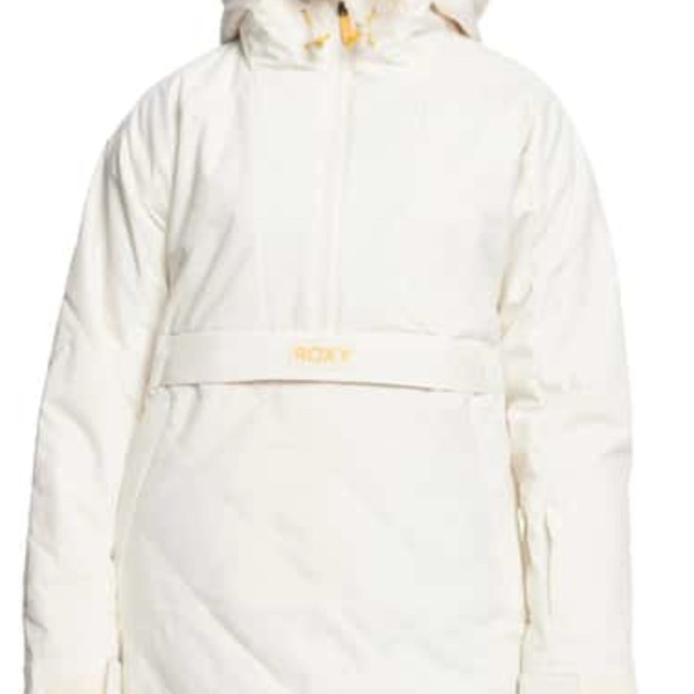Roxy Cream Hooded Outerwear